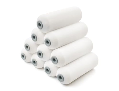 ROLLINGDOG 4 Inch Foam Paint Roller - color: 4" Roller Foam Roller Cover(10 Pc)