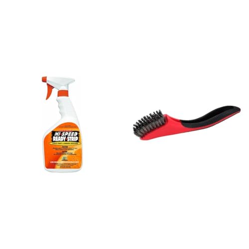 Sunnyside 68532 Hi-Speed Citrus Paint & Varnish Remover Quart Trigger Spray with Warner 3410493 5x11 Stainless Steel Stripper Brush