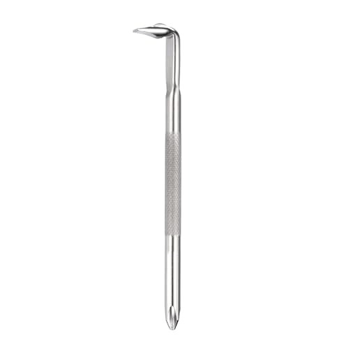 HARFINGTON Offset Screwdriver PH2/SL6 Right Angle 90 Degree Screw Driver Double Ended L-type 4.72" Length Hand Tool for Repair, Silver - size: PH2/SL6, 4.72", style: L-type