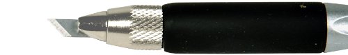 NT Cutter Aluminum Die-Cast Holder Cushioned Grip Art Knife, 1 Knife (D-500GP)