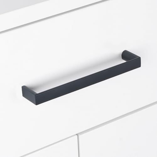 Matte Black Kitchen Cabinet Pulls 3 Inch 10 Pack - color: Matte Black, size: 3'' Hole Center(76mm)