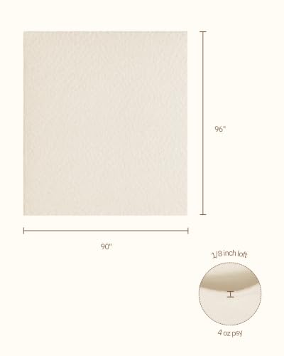 The Warm Company - Warm & Natural Cotton Quilt Batting – Full Size 90" x 96" – Premium Quilt & Craft Batting for Sewing & Quilting Projects - size: 90" x 96" Batt