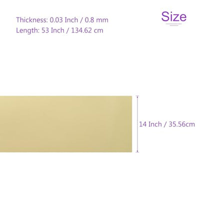 DMiotech 1 Pack 14 Inch x 53 Inch Faux Leather Sheet Furniture Cover Napa Skin Yellow PU Leather Roll for Handmade DIY Craft Projects - color: Yellow