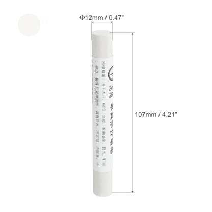 uxcell 3Pcs Furniture Repair Crayons Wood Wax Filler Stick, White - color: White