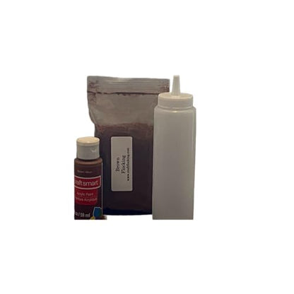 Flocking Kit 1oz Flock (Brown) - color: Brown