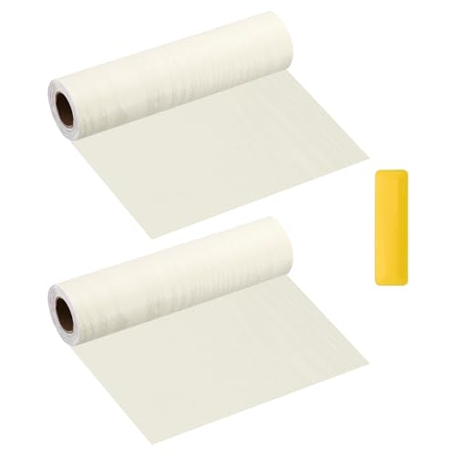 HARFINGTON Wood Grain Repair Tape 8" x16ft Self-Adhesive Repair Patch - color: Beige Wood, size: 8" x 16ft