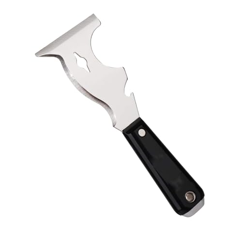 Edward Tools 10 in 1 Painters Tool - All in One Paint Scraper, Putty Knife, Taping Knife, Nail Puller, Gouger, Hammer, Screwdriver - Strong Handle - Sharp Premium Beveled Blade - Hammer End