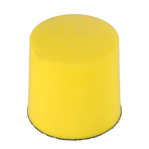 2/3/5inch Round Foam Sanding Pads – PU Hook & Loop Foam Hand Sanding Block for Wood Polishing, Non-Slip Grip & Universal Suede Paper Fit(2 inch)