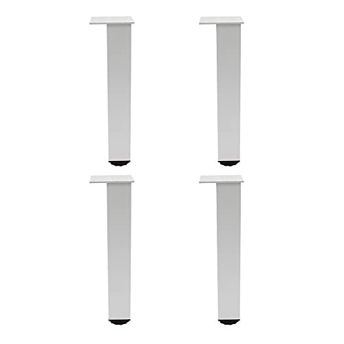 4 Pack Adjustable Furniture Legs, 250mm/10'' Silver Aluminum Alloy Support Feet Heavy Duty Replacement Legs for Sofa Bed Desk TV Cabinet Couch Coffee Table Sideboards Cupboard Dresser - color: Silver, size: 250mm/10''