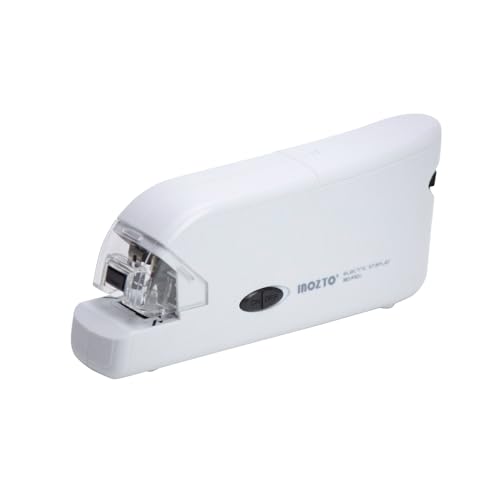 Electric Stapler, Batteries or USB Powered. Intellignet Automatic Sensor Stapler for up to 20 Sheets, 20 Pages per Second with Staple Remover & Anti-Slip Base, Compatible with Bostitch Staples