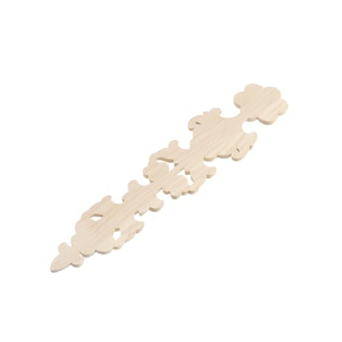 Wood Carved Onlays Appliques (Style8,4 pcs) - style: Style8,4 pcs