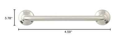 Richelieu Toulon 3 3/4-inch (96 mm) Brushed Nickel Round Cabinet Pull - color: Brushed Nickel, size: 3 3/4 in (Pack of 1)