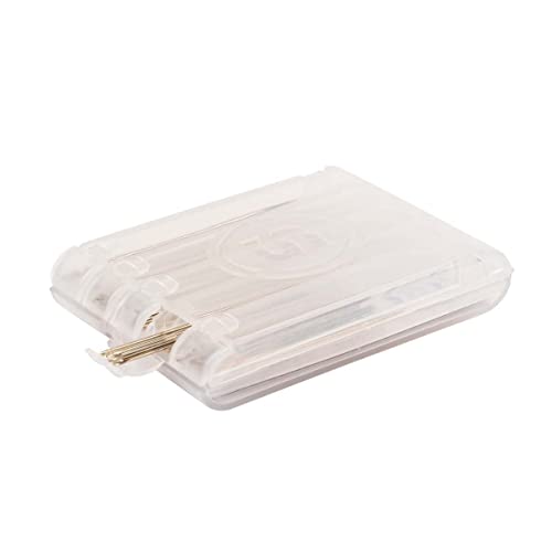 SINGER 07370 Hand Sewing Needles in Compact with Needle Threader, Assorted Sizes, 30-Count,