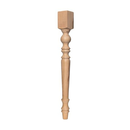 Generic Modern Beechwood Farmhouse Wood Table Leg, 40 Inch / 100 cm - size: 40 Inch / 100 cm