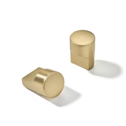 AVICCI 10 Pack Cabinet Knobs 10 Pack Champagne Bronze Kitchen Cabinet Handles Modern Gold Pulls for Dresser Drawers,Cabinet Hardware Cabinet pulls - color: Champagne Bronze, size: 0.94"(24mm)Diameter-10Pcs