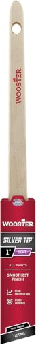WOOSTER Brush 5224-1 SLV Tip Thin AS Brush, 1" (Pack of 6) - size: 1" (Pack of 6)