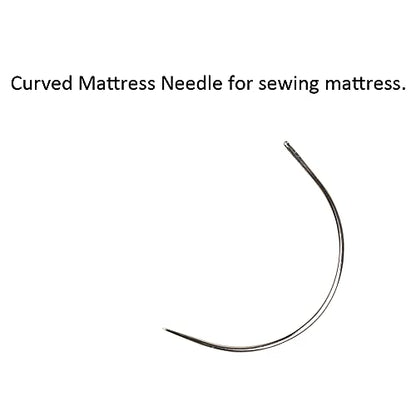 Eketirry Hand Sewing Needle Kit, Heavy Duty Household Hand Needles for for Upholstery, Carpet, Leather, Canvas Repair (5 Pieces)