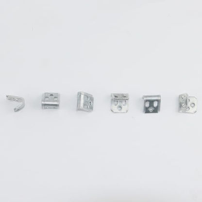 24 PCS Sofa Couch Spring Clips Furniture Upholstery Spring Clips Repair Kit, Ek Clips S Clips for Chair Couch Sofa Replacement Parts, 5 Holes, 7.9"x8.6" - size: 7.9"x8.6"-24PCS(NoScrews)