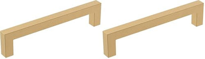 Amerock | Cabinet Pull | Champagne Bronze | 5-1/16 inch (128 mm) Center-to-Center | Monument | 2 Pack | Drawer Pull | Cabinet Handle | Cabinet Hardware - color: Champagne Bronze, size: 5-1/16 inch (128mm) Center-to-Center (Pack of 2)