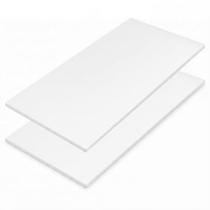 Amylove 1 Pack Upholstery Foam Sheet, 1/2" X 24" X 96",White - color: White, size: 1/2" X 24" X 96"