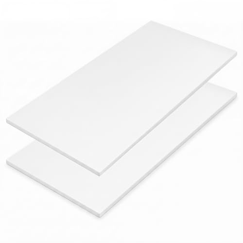 Amylove 1 Pack Upholstery Foam Sheet, 1/2" X 24" X 96",White - color: White, size: 1/2" X 24" X 96"