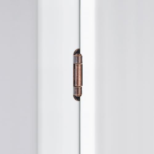 Antique Copper Cabinet Hinges 1/2 Inch Overlay, 4 Pack(2 Pairs) - color: Antique Copper