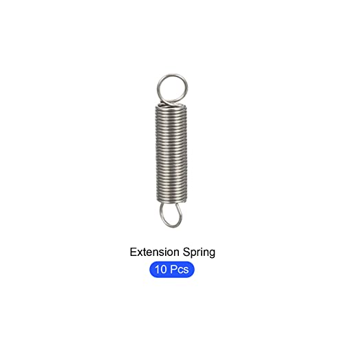 METALLIXITY Extension Spring (0.4x4x20mm/0.016"x0.16"x0.79") 10Pcs - size: 0.016"x0.16"x0.79"