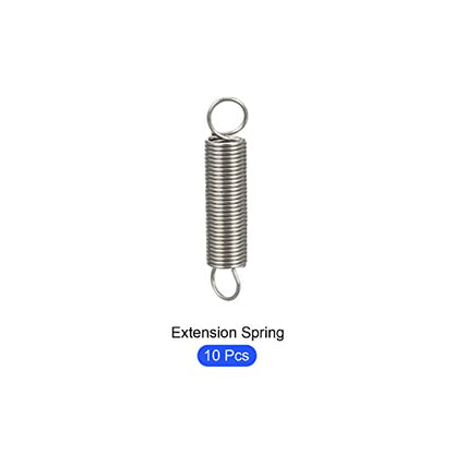 METALLIXITY Extension Spring (0.4x4x20mm/0.016"x0.16"x0.79") 10Pcs - size: 0.016"x0.16"x0.79"