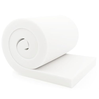 High-Density Upholstery Foam Padding (5" x 24" x 24")，Memory Foam for Couch Seat Cushion Replacement, Chair Foam, Square Padding for Seats - size: 5x24x24