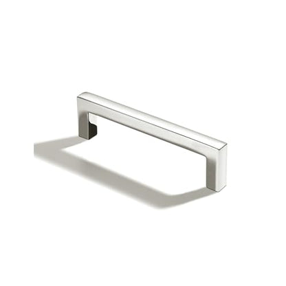 khtumeware 10 Pack 3-3/4 inch(96mm) Hole Center Polished Nickel Cabinet Pulls Solid Heavy-Duty Square Cabinet Handles Drawer Pulls Kitchen Cabinet Hardware Kitchen Handle - color: Polished Nickel, size: 3-3/4 inch(96mm) hole center
