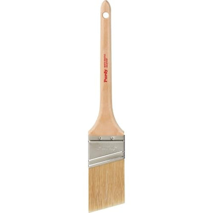 Purdy 144024420 White Bristle Adjutant Paint Brush, 2 in. - size: 2 inch, style: Angular Adjuant