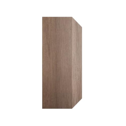 2 1/2"W x 2 1/2"H x 7/8"P Americraft Solid Hardwood Stain Grade Standard Smooth Rosette with Beveled Edge, Walnut - color: Walnut, size: 2.5-in. W x 2.5-in. H