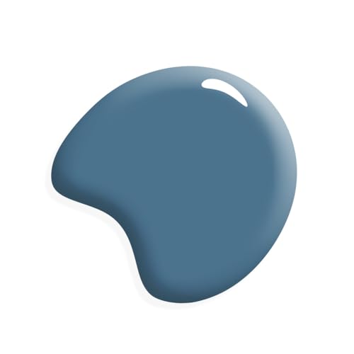AMY HOWARD AT HOME Chalk-Based One Step Paint for Furniture, Cabinetry, Decor, Finish, and More | No Stripping, Sanding, or Priming | Medium Base | 16 Ounce | Chavant Blue - color: Chavant Blue, size: 16 Fl Oz (Pack of 1)