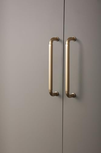 Goo-Ki 6 Pack 3-3/4 Inch （96mm） Hole Center Cabinet Pulls Champagne Bronze Zinc Alloy Kitchen Drawer Pulls Drawer Handles 4.2 Inch Length 2201-UBR-96 - color: Champagne Bronze, size: 3-3/4 inch Hole Centers