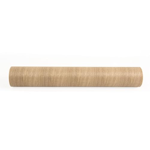 Extra-Wide Natural White Oak (Straight Grain) Veneer Sheets - Perfect for DIY Speaker Renovation and Furniture Restoration - Unfinished Wooden Sticker - 23 x 98 Inch