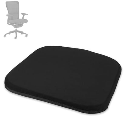 Natural Latex Seat Cushion for Haworth Zody Chair - Ergonomic Office Chair Accessories, Soft and Comfortable Seat Mat （Black）