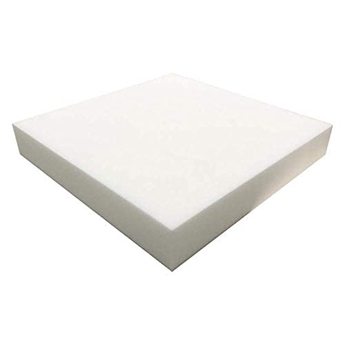 Foamma 5" x 16" x 16" High Density Upholstery Foam, Chair Cushion Square Foam for Dinning Chairs, Wheelchair Seat Cushion Replacement - size: 5" x 16" x 16"
