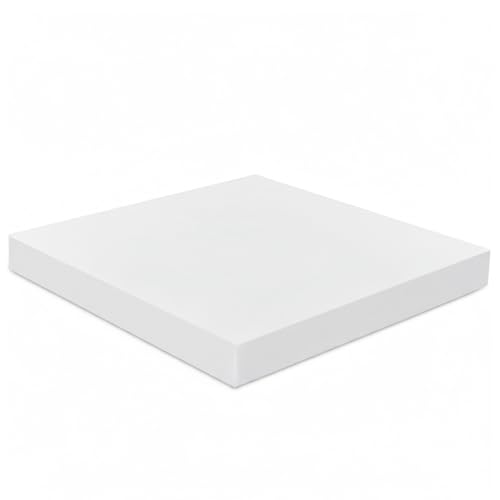 Frienda 1 Pack 2" x 20" x 20" Upholstery High Density Craft Foam, White - size: 2" X 20" X 20"