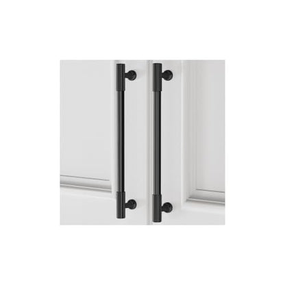 VEHCIL 20 Pack Matte Black Cabinet Handles, 7.5" Hole Centers Kitchen Cabinet Pulls Drawer Dresser Handles Cabinet Hardware for Kitchen Cupboard, Solid Zinc Alloy - color: Matte Black (20PACK), size: 7.5 Inch Hole Center