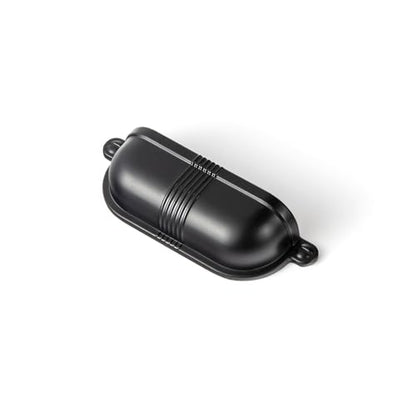 Goo-Ki 6 Pack 2 1/2 Inch Matte Black Cup Pulls with Textured Strap Design, Elegant Modern Bin Handles for Kitchen & Furniture - color: Matte Black, size: 2 1/2 Inch Center to Center