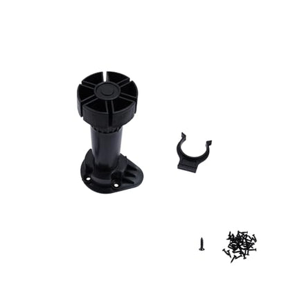 Adjustable Cabinet Levelers, 4.72-5.9 Inch, Black, 4Pcs - size: 4.72-5.9 Inch
