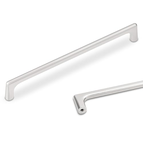 10 Pack 7.5 inch Brushed Satin Nickel Kitchen Cabinet Handles - color: Brushed Satin Nickel, size: 7-1/2 inch Hole Center