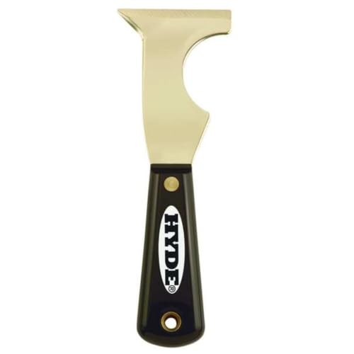 Hyde Tools 2975 5-in-1 Brass Multi-Tool, Black and Silver