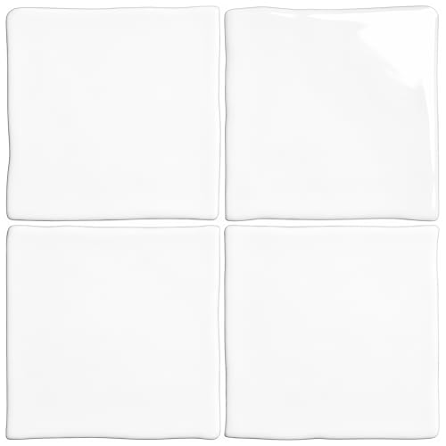 Peel and Stick Backsplash for Kitchen, Wall Tiles, Creamy White - color: Creamy White