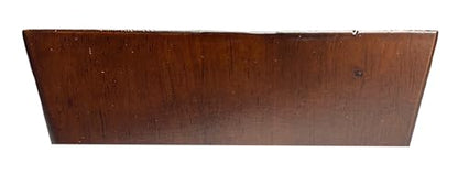 Furniture Legs, Set of 4 Wood Sofa Corner Feet, 1-1/2" Tall by 5" Wide Triangle, Chair Couch Feet Replacement, Parent (Dark Walnut) - color: Dark Walnut