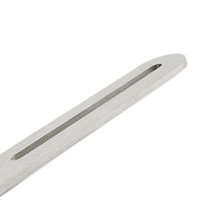 4 PCS Flat Straight Brace Brackets Mending Plates Repair Fixing Bracket with Slot, ULIFESTAR Heavy Duty Thicken SUS Corner Brace for Wood,Metal Bracket for Furniture Shelf Bed Table-8.27x0.94x0.12'' - size: Silver 8.27 x 0.94 x 0.12 inches