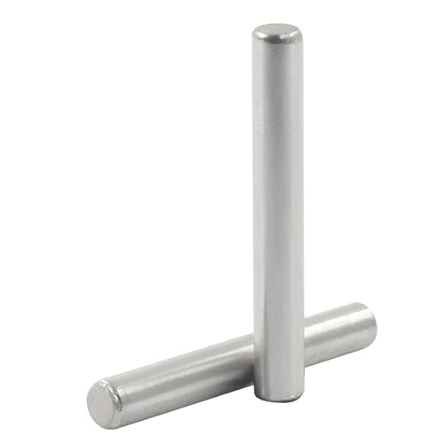 50Pcs 304 Stainless Steel Dowel Pins M4 x 30mm - size: M4x30mm