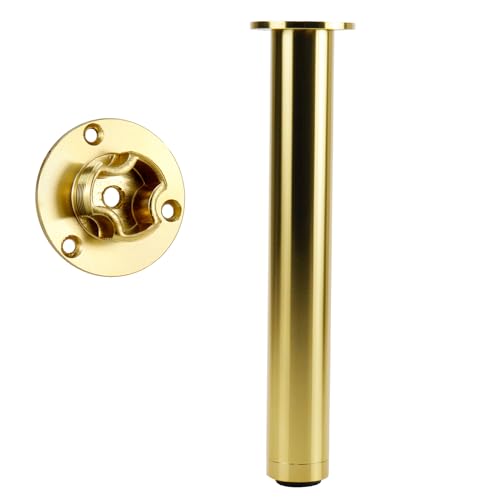 4 Pcs Gold Adjustable Sofa Legs - color: Gold, size: 10 inch