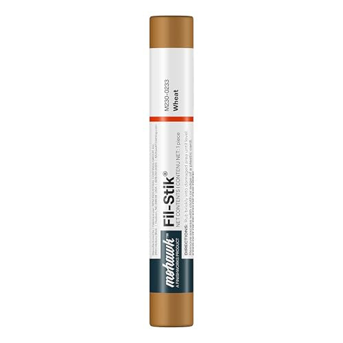 MOHAWK Finishing Products Fill Stick (Fil-Stik) Putty Stick for Wood Repair (Wheat)- Rub On Semi-Soft Wax Filler Stick