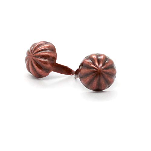 Antique Copper Parachute 3/8" Diameter Nailhead Spots 100 pk NH201-10